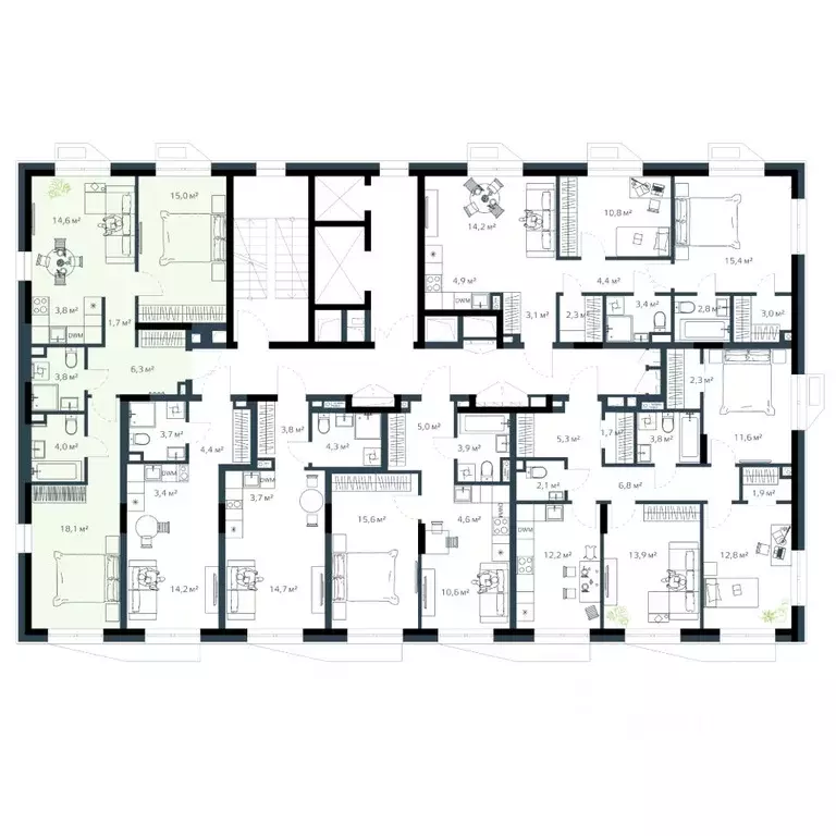 3-к кв. Приморский край, Владивосток Дом на Востоке жилой комплекс, ... - Фото 2