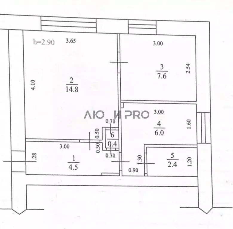 2-к кв. Башкортостан, Иглинский район, с. Кудеевский ул. Победы, 7 ... - Фото 2