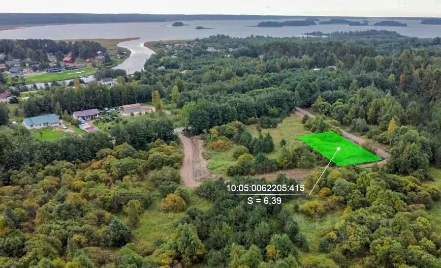 Участок в Карелия, Питкярантский муниципальный округ, Ладога Парк дп ... - Фото 1