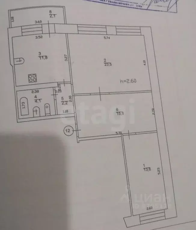 2-к кв. Татарстан, Казань просп. Победы, 100 (71.0 м) - Фото 2