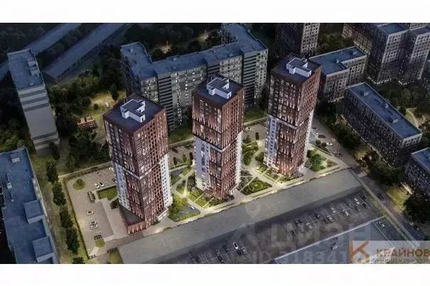 2-к кв. Воронежская область, Воронеж ул. Кривошеина, 13/14 (67.77 м) - Фото 1