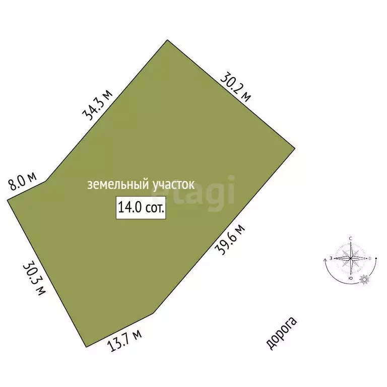 Участок в Тюменская область, Ялуторовский муниципальный округ, село ... - Фото 1