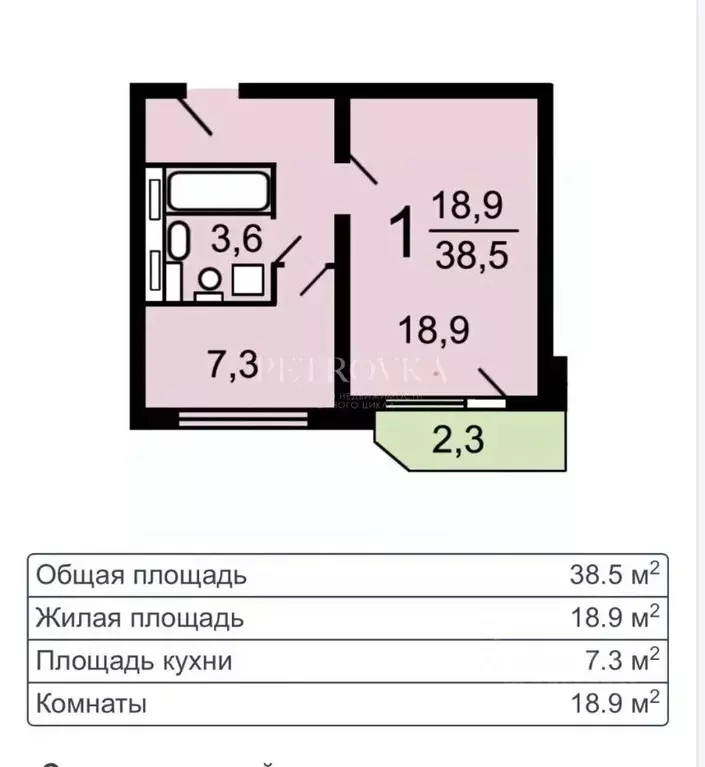 1-к кв. Москва Дубнинская ул., 45К1 (40.0 м) - Фото 2