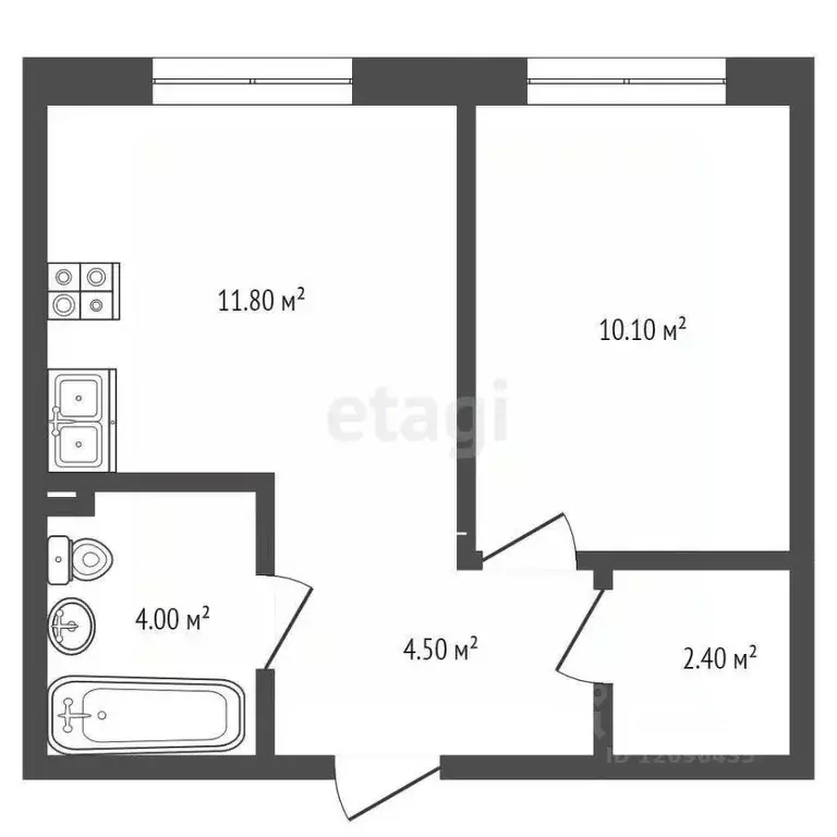 1-к кв. Москва Сосенское поселение, просп. Куприна, 30к1 (32.8 м) - Фото 0