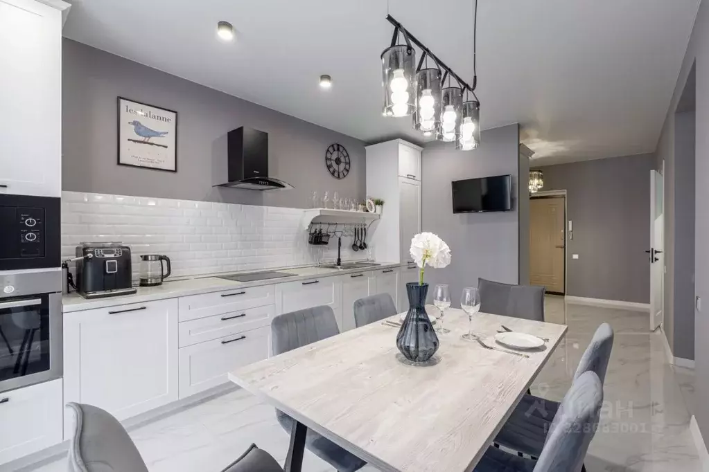 3-к кв. Татарстан, Казань ул. Николая Ершова, 62Дк1 (107.0 м) - Фото 1