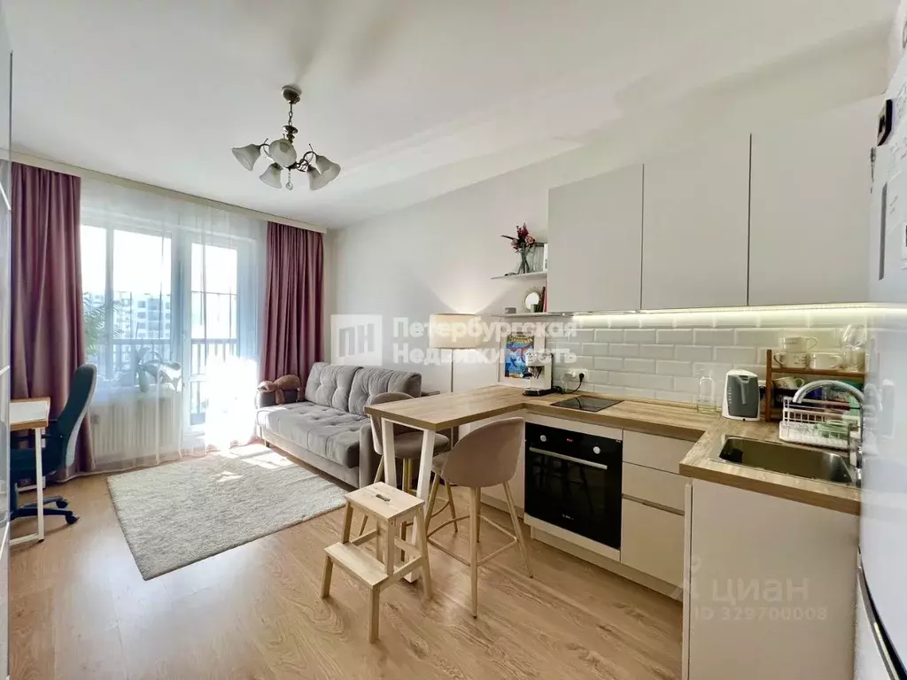 Студия Санкт-Петербург 1-й Предпортовый проезд, 13 (23.8 м) - Фото 1