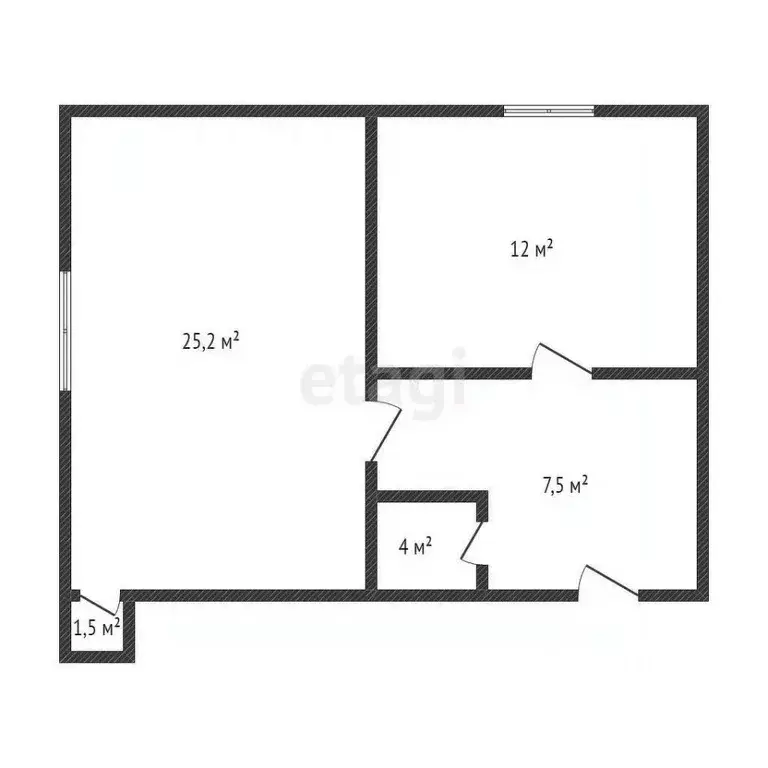 2-к кв. Дагестан, Махачкала ул. Перова, 19А (50.0 м) - Фото 1