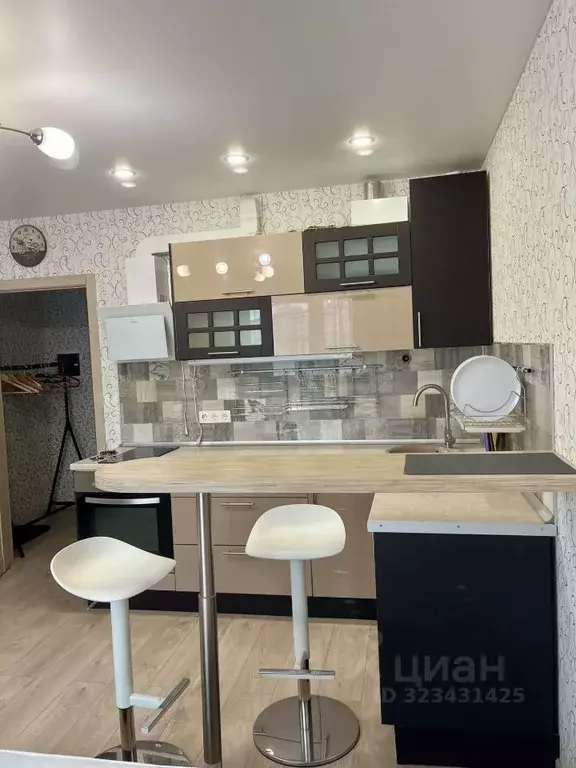 Студия Московская область, Домодедово Южный мкр, ул. Курыжова, 32 ... - Фото 1