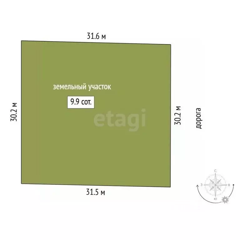 Участок в Тюменская область, Тюмень Большое Царево-2 СНТ,  (10.0 сот.) - Фото 2