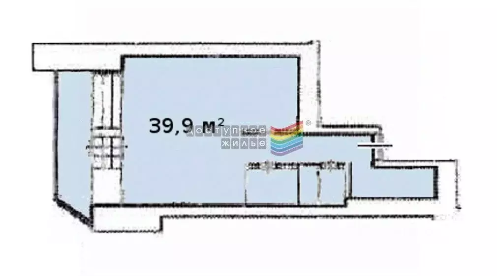 Студия Красноярский край, Красноярск ул. Борисова, 26А (39.9 м) - Фото 2