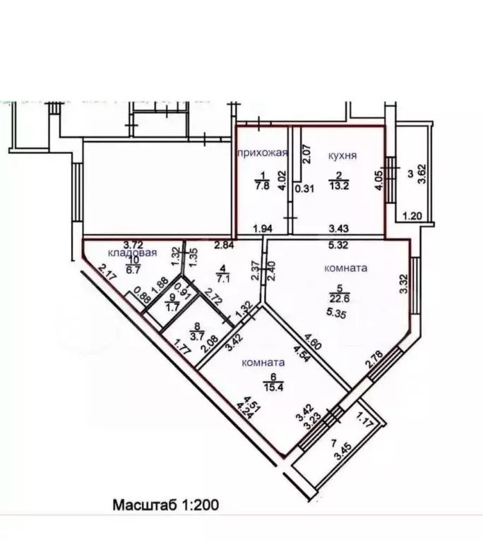 2-к кв. Костромская область, Кострома Давыдовский-3 мкр, 9 (78.2 м) - Фото 1