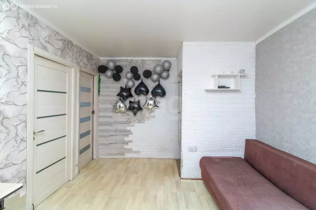 1-комнатная квартира: Тюмень, микрорайон Мыс, улица Ершова, 11 (30.8 ... - Фото 2