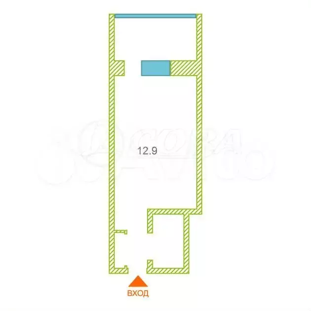 Квартира-студия, 12 м, 6/8 эт. - Фото 0