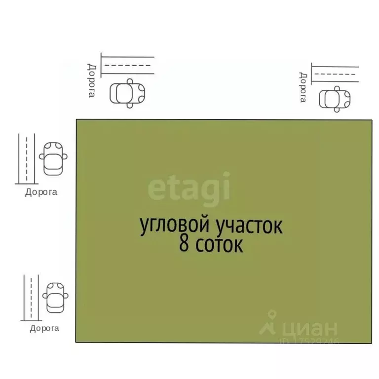 Участок в Краснодарский край, Краснодар ул. Мадридская (8.0 сот.) - Фото 2