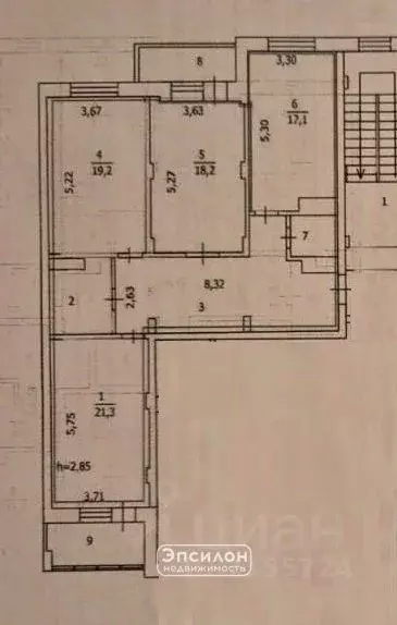 3-к кв. Курская область, Курск ул. Кати Зеленко, 26 (112.0 м) - Фото 1