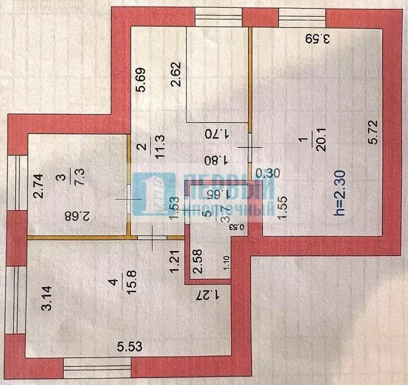 Дом 120,7 м на участке 3 сот. - Фото 1