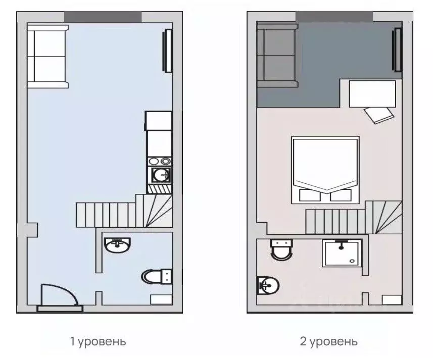 Студия Санкт-Петербург ул. Отважных, 10 (36.7 м) - Фото 1