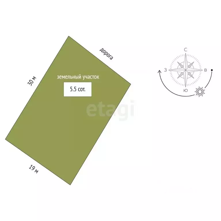 Участок в Башкортостан, Стерлитамакский район, Отрадовский сельсовет, ... - Фото 2