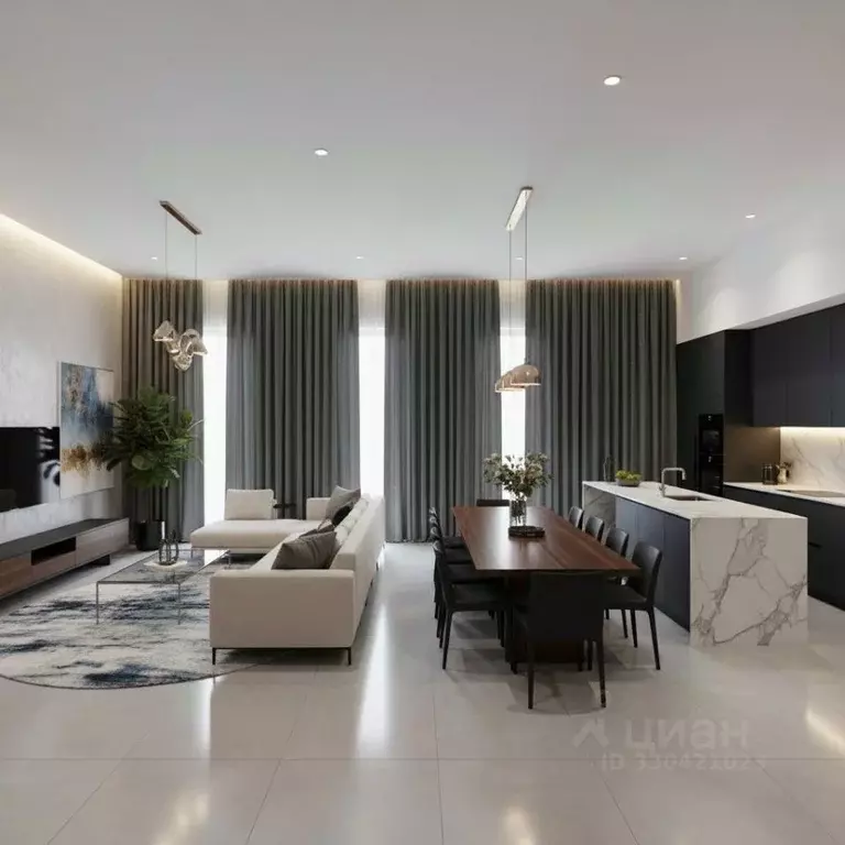 4-к кв. Москва Шелепихинская наб., 34к1зд4 (203.6 м) - Фото 1