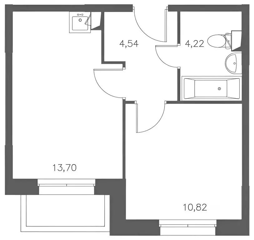 1-к кв. Москва Рязановское поселение, ул. Логинова, 7к1 (33.0 м) - Фото 2