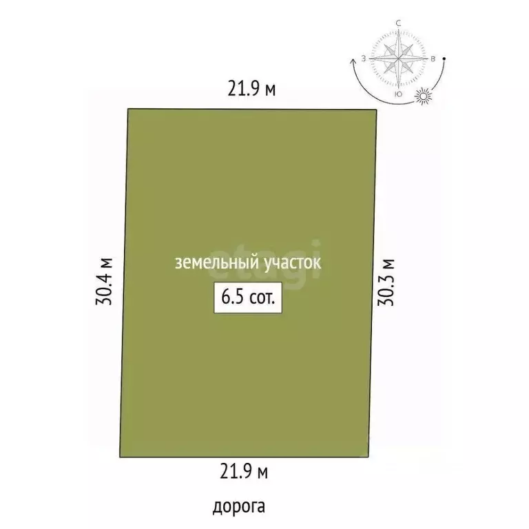 Участок в Ростовская область, Азовский район, Поселок Красный сад, ... - Фото 2