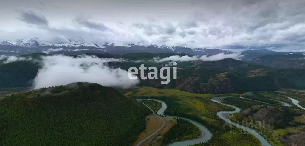 Участок в Алтай, Улаганский район, с. Акташ ул. Академика Кузнецова ... - Фото 1