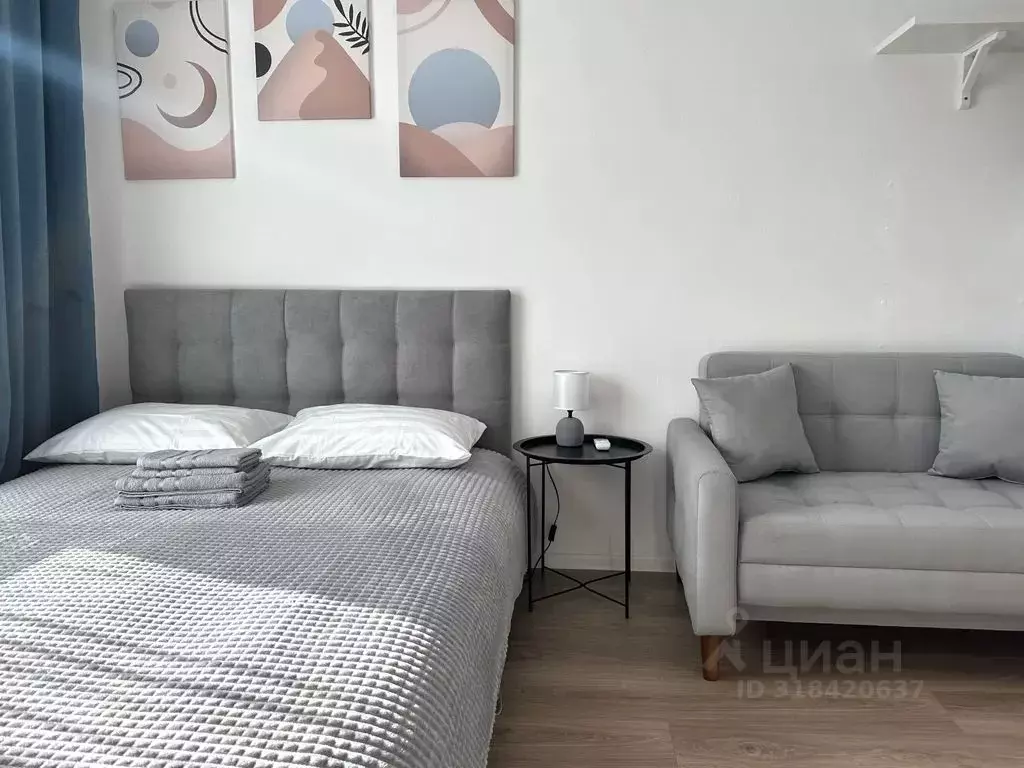 Студия Московская область, Одинцово ул. Рябиновая, 3к1 (25.0 м) - Фото 0