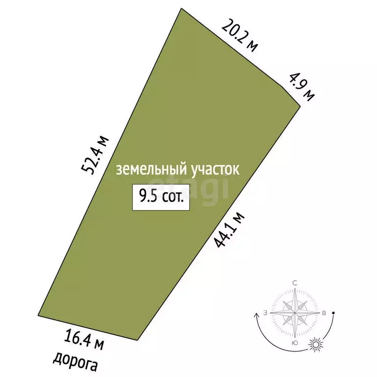 Участок в Солнечная Долина, Горная улица (9.48 м) - Фото 1