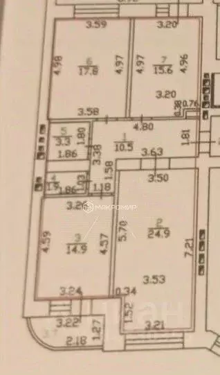 3-к кв. Орловская область, Орел ул. Лескова, 3 (90.0 м) - Фото 2
