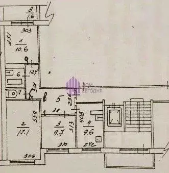 3-к кв. Московская область, Балашиха Московский бул., 4 (62.3 м) - Фото 2