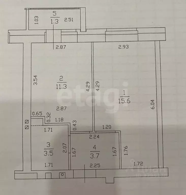 1-к кв. Татарстан, Пестречинский район, Кощаковское с/пос, д. Царево ... - Фото 1