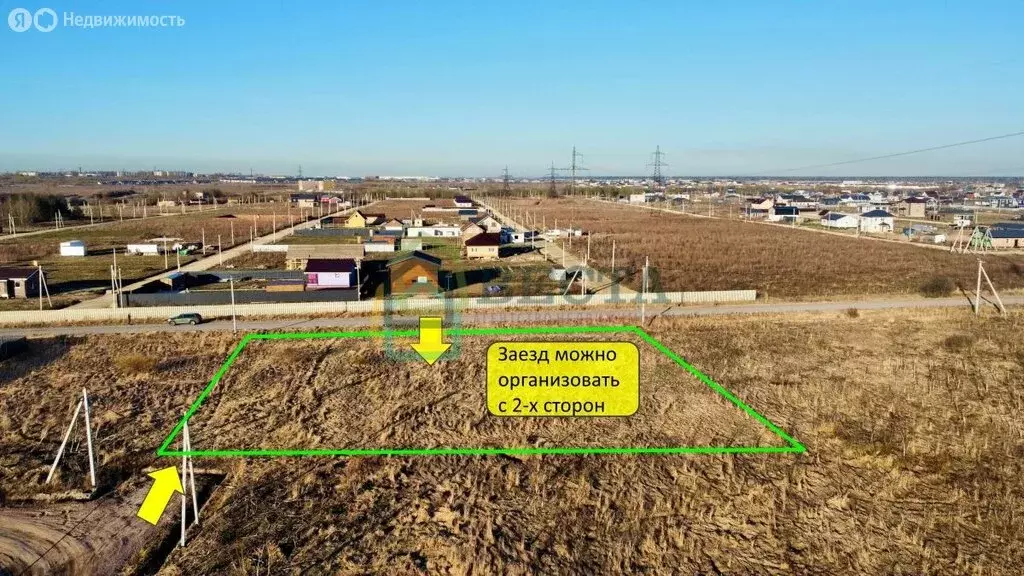 Участок в деревня Ладога, Янтарная улица (22 м) - Фото 1