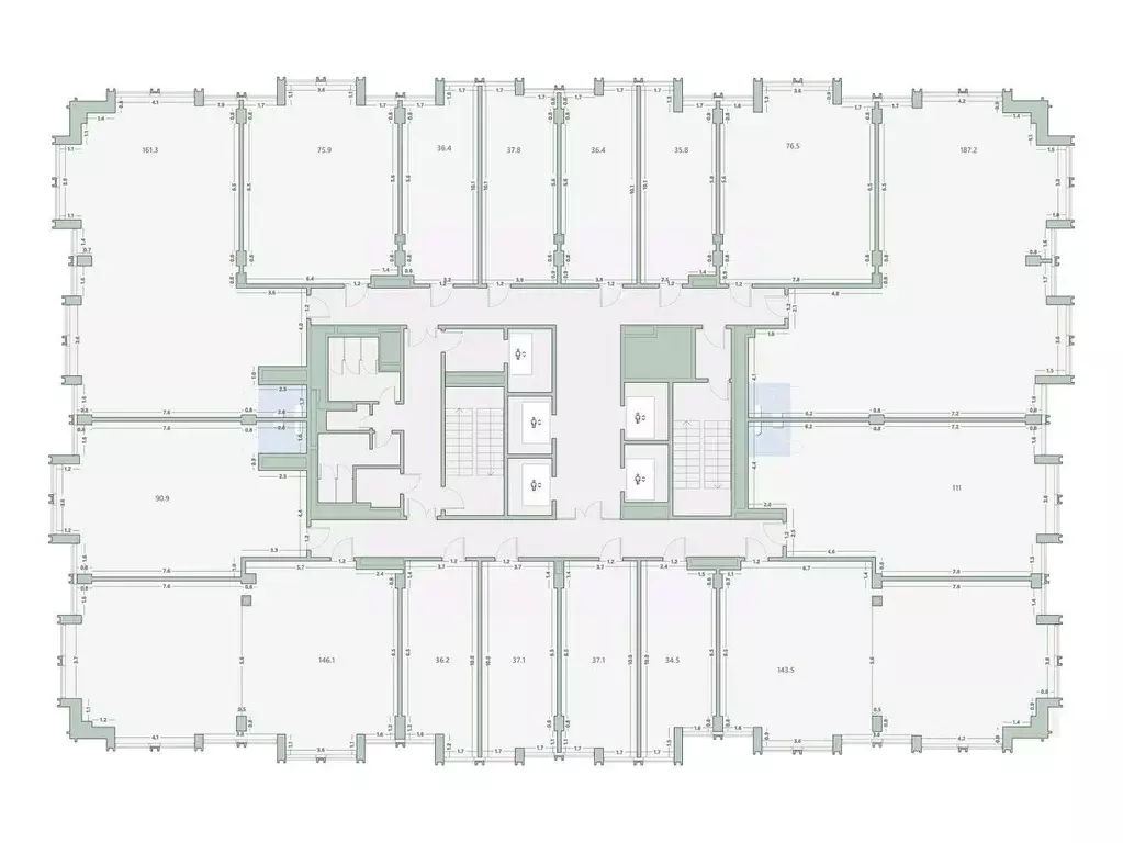 Офис в Москва 1-й Варшавский проезд, 1АС32 (146 м) - Фото 2