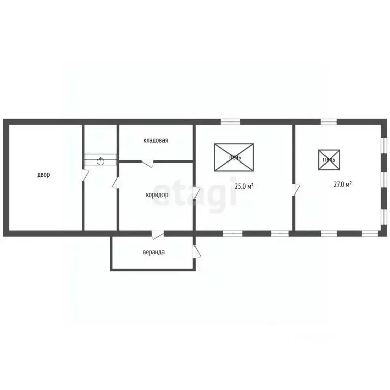 Дом в Вологодская область, Кадуйский муниципальный округ, д. Бойлово ... - Фото 2