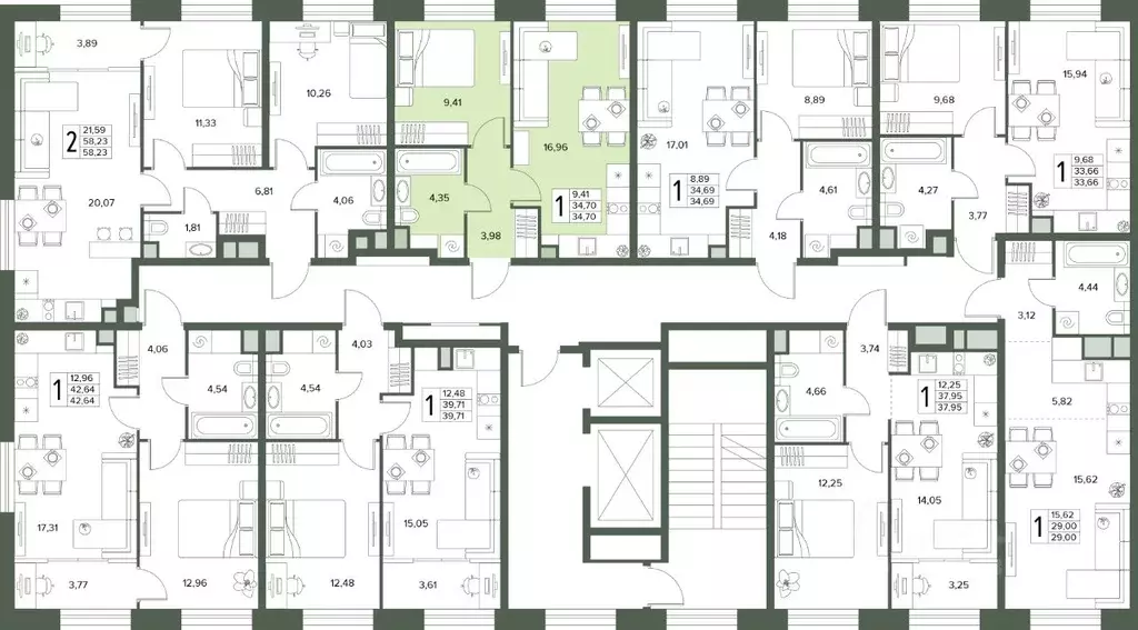 2-к кв. Московская область, Серпухов  (34.7 м) - Фото 2