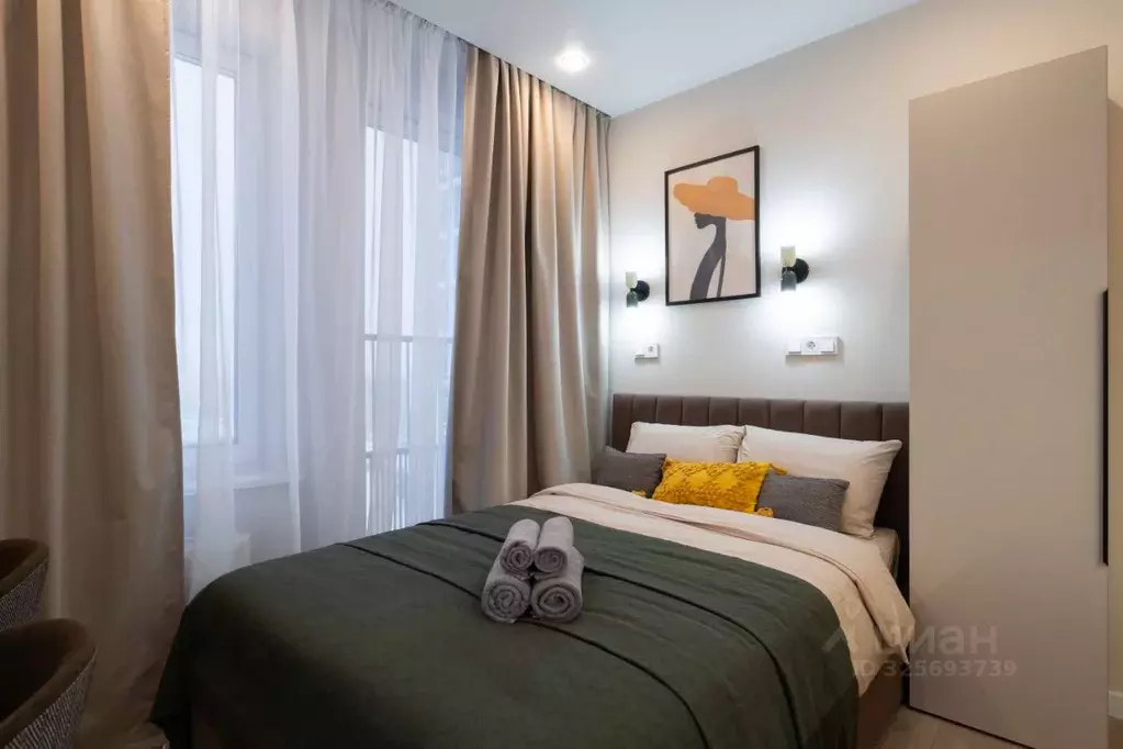 Студия Москва Новоостаповская ул., 20 (18.0 м) - Фото 1