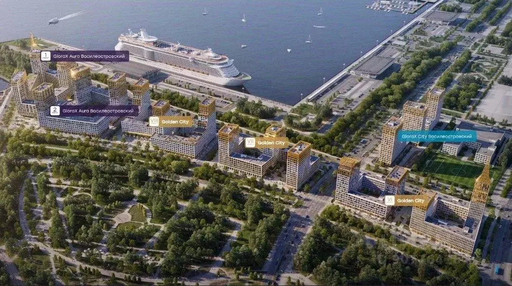 1-к кв. Санкт-Петербург просп. Крузенштерна, 13 (39.0 м) - Фото 1