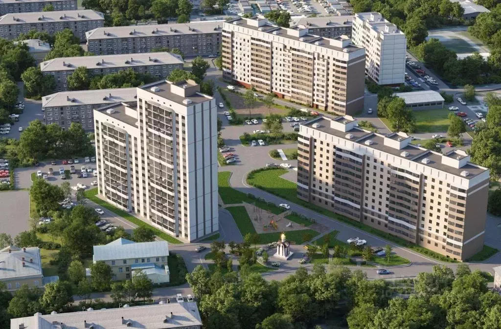 3-к кв. Новосибирская область, Новосибирск Знаменский кв-л,  (53.92 м) - Фото 1