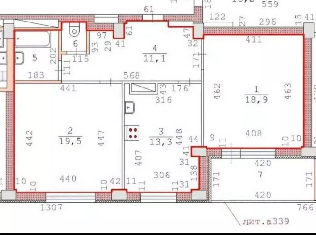 2-к кв. Свердловская область, Екатеринбург ул. Громова, 28 (67.7 м) - Фото 1