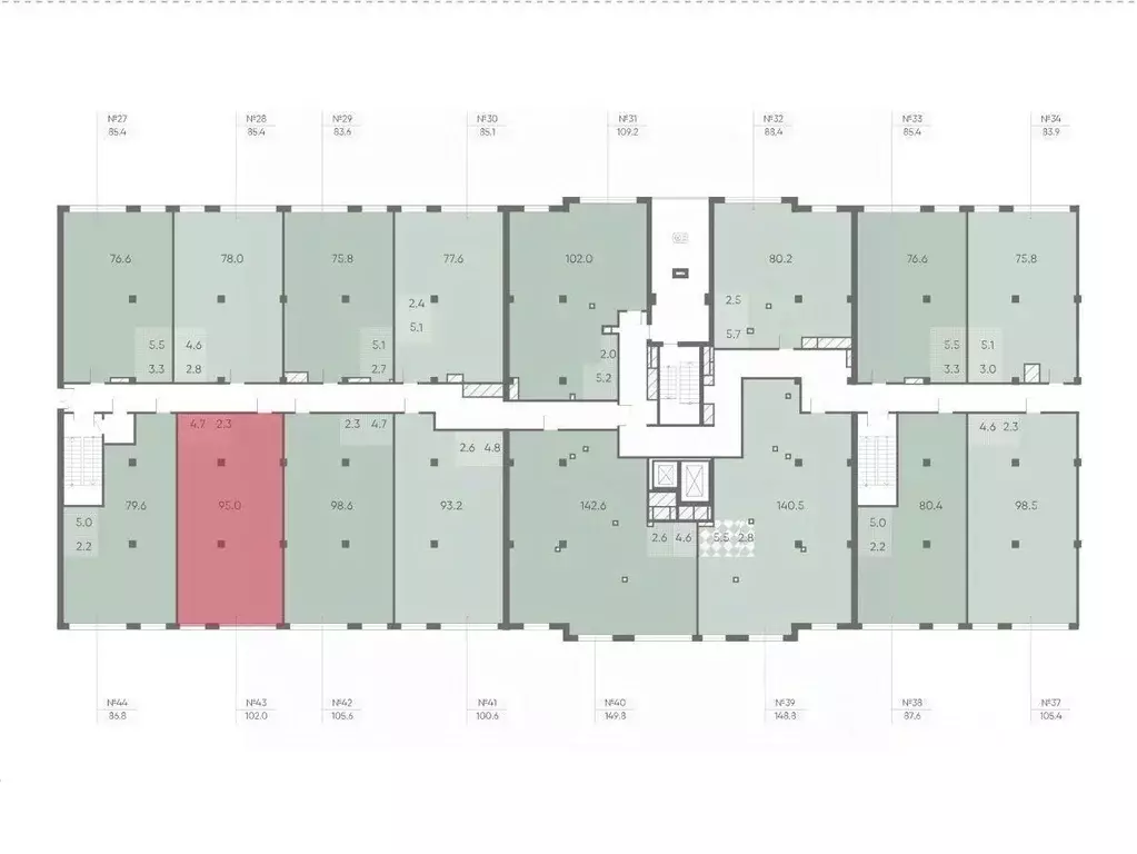 Офис в Санкт-Петербург Партизанская ул., 5 (102 м) - Фото 2