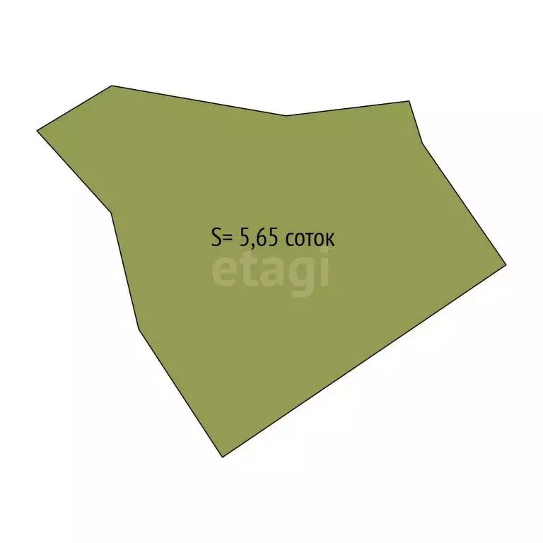 Участок в Брянск, переулок Фрунзе (5.65 м) - Фото 1