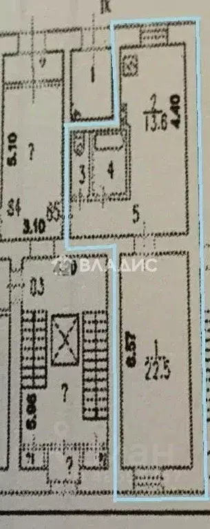 1-к кв. Москва Большой Тишинский пер., 26к15-16 (50.2 м) - Фото 2
