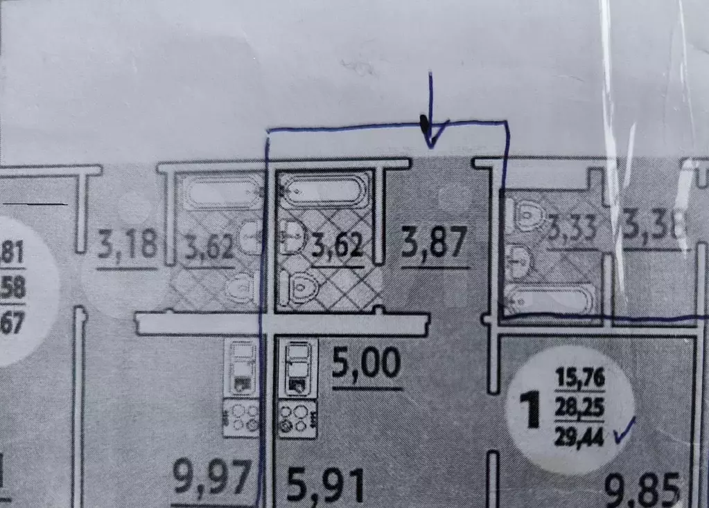 Квартира-студия, 29 м, 17/17 эт. - Фото 0