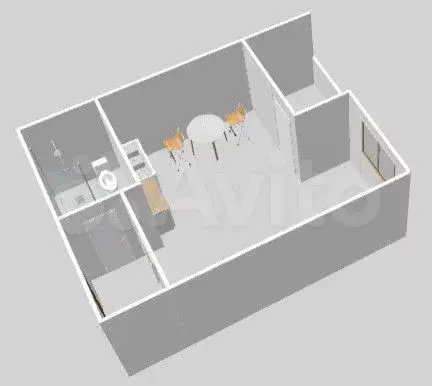 Квартира-студия, 23,9 м, 5/5 эт. - Фото 0