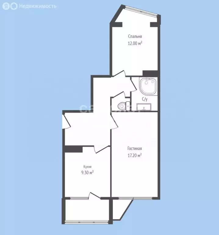 2-комнатная квартира: Петропавловск-Камчатский, улица Виталия Кручины, ... - Фото 1