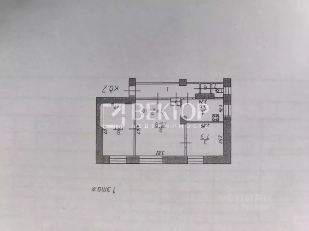 3-к кв. Ивановская область, Фурманов ул. Колосова, 42 (55.0 м) - Фото 2