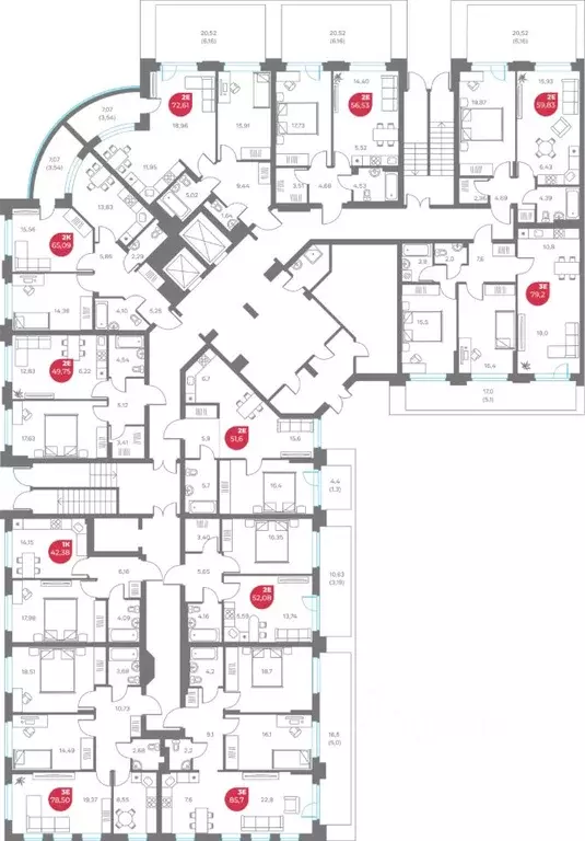 3-к кв. Пермский край, Пермь Советская ул., 16 (85.7 м) - Фото 2