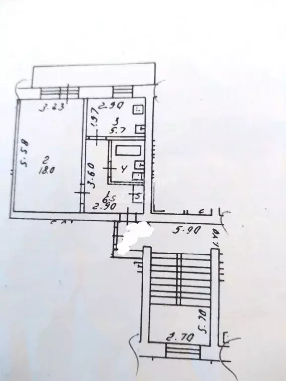 1-к кв. Иркутская область, Иркутск ул. Лыткина, 56 (33.6 м) - Фото 2