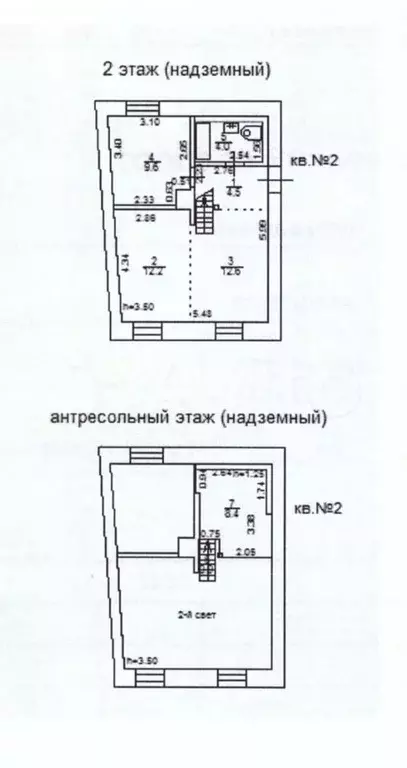 2-к. квартира, 52 м, 2/4 эт. - Фото 0