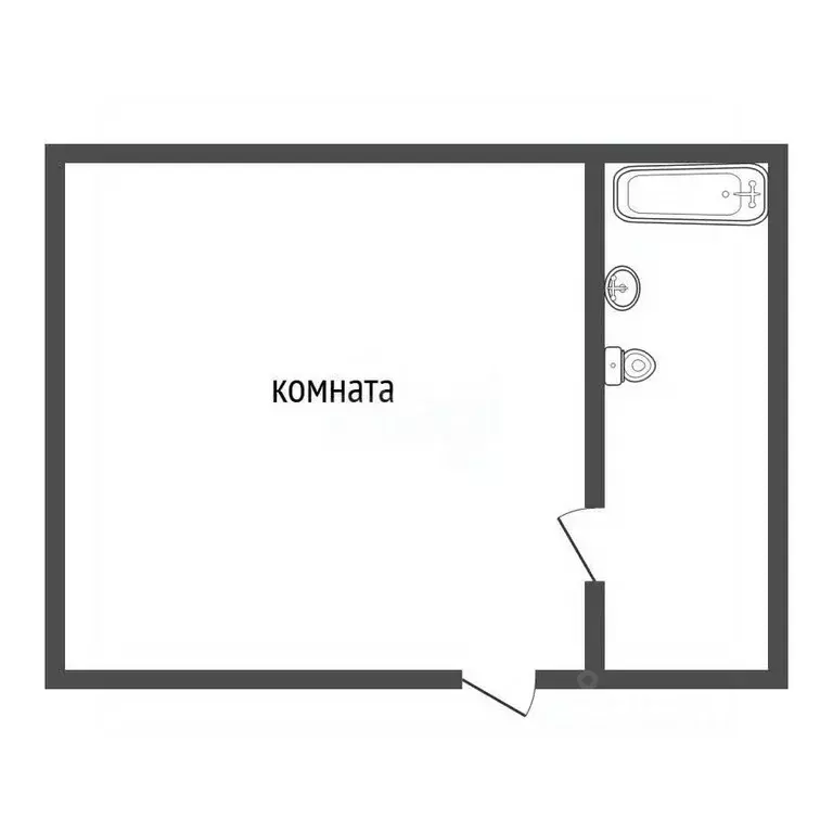 Студия Красноярский край, Красноярск ул. Вильского, 16 (21.5 м) - Фото 2